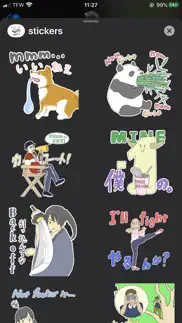 bilingual japanese stickers iphone screenshot 3