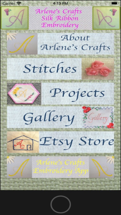 Silk Ribbon Embroidery Arlene