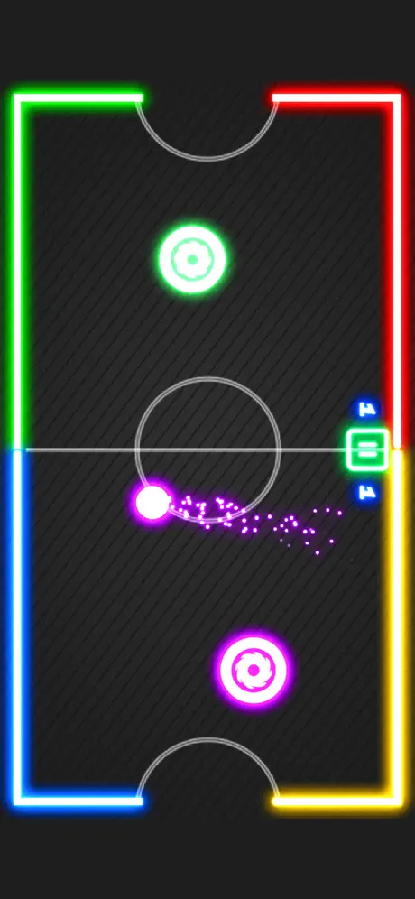 Hockey Glow: 2 Players