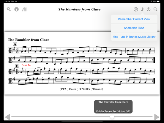 Screenshot #6 pour Fiddle Tunes for Viola