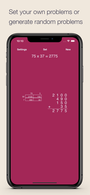 ‎Grid Multiplication Screenshot