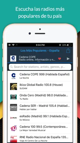 Game screenshot oiRadio España - Live radio apk