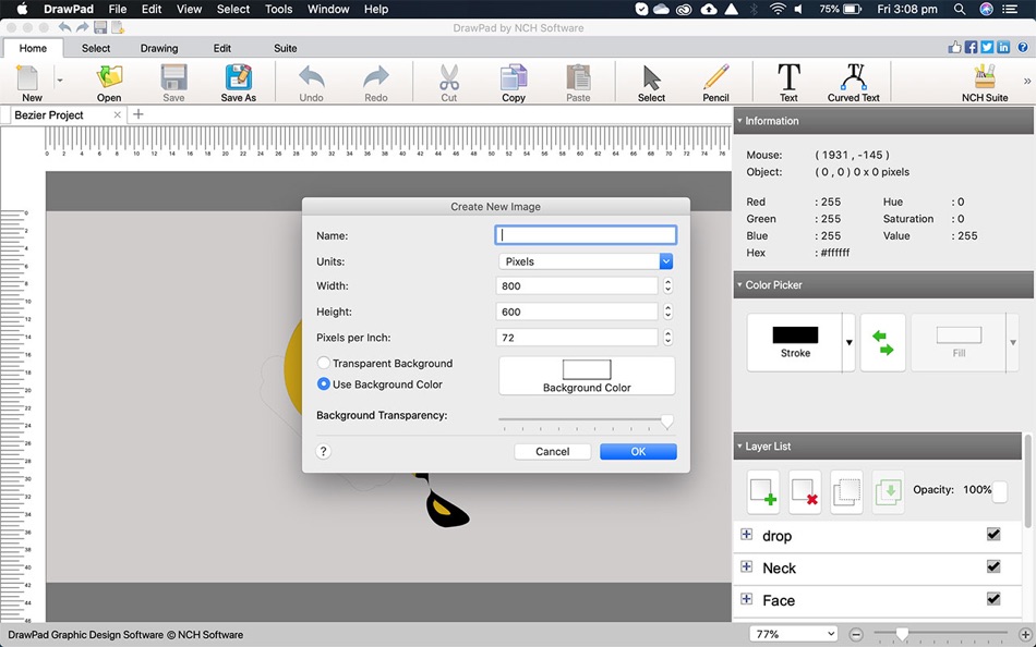 #2. DrawPad Graphic Designer (macOS) 由: NCH Software