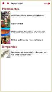 museo ciencias naturales mncn iphone capturas de pantalla 4