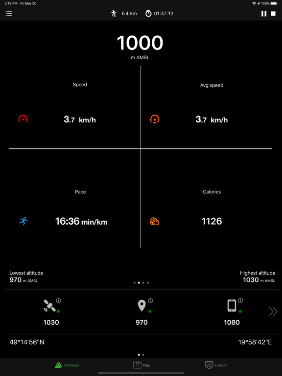 Hoogtemeter - Altimeter - App voor iPhone, iPad en iPod touch - AppWereld