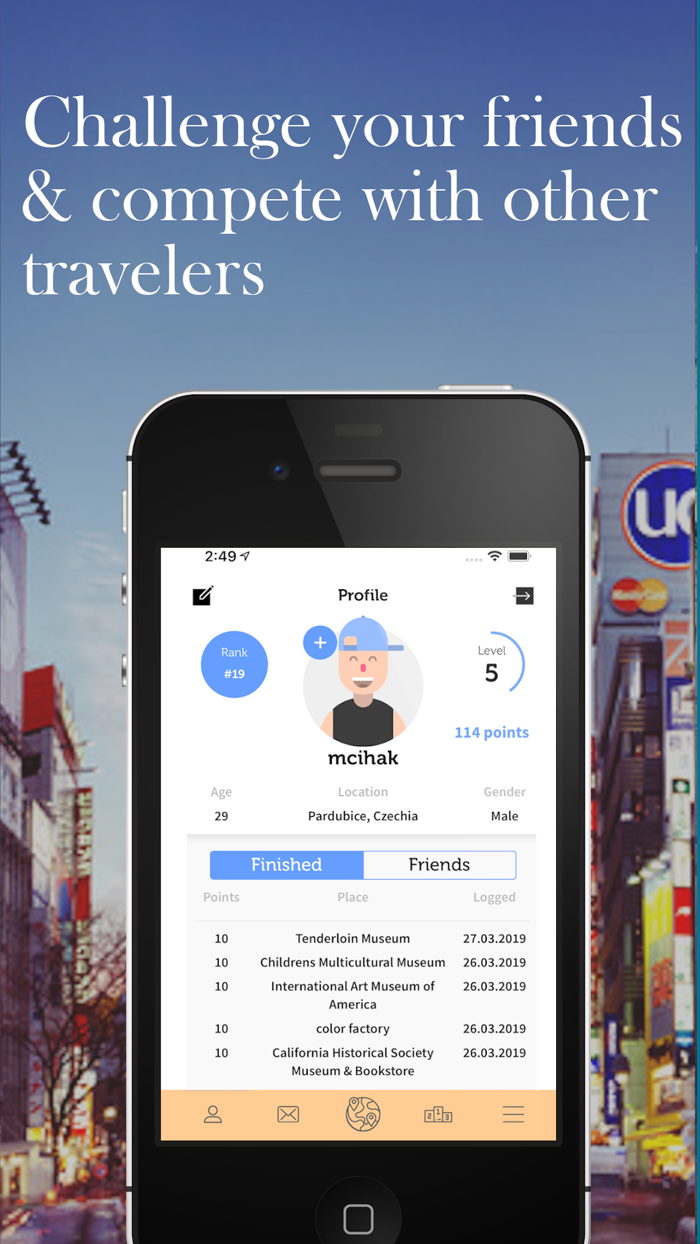 Meywo Countries Been Visited