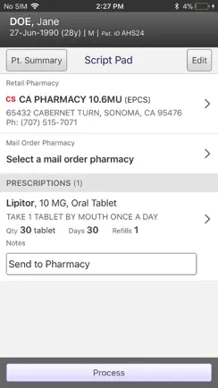 Veradigm™ ePrescribe iPhone image 3