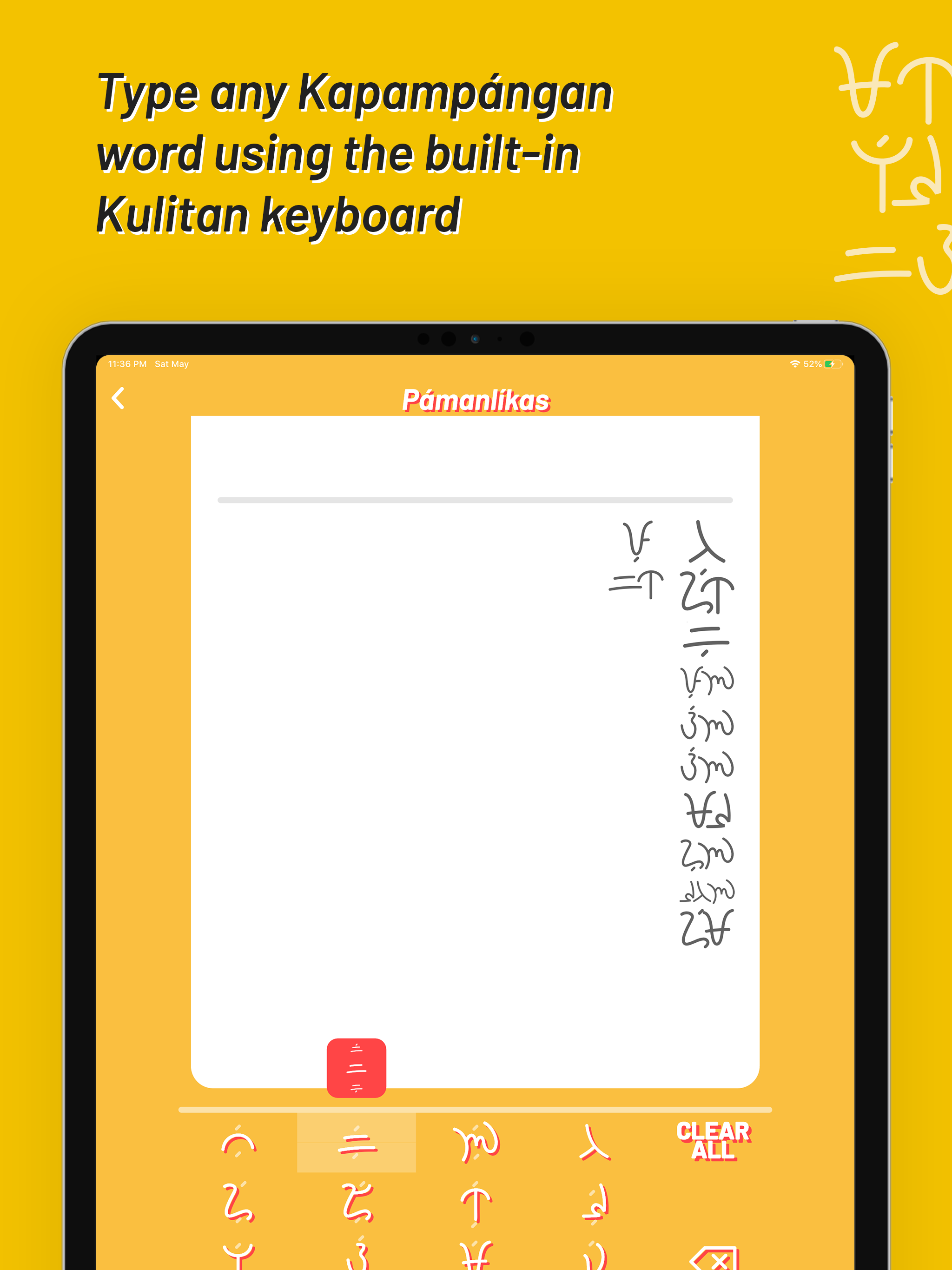 Learn Kulitan (Kapampángan)