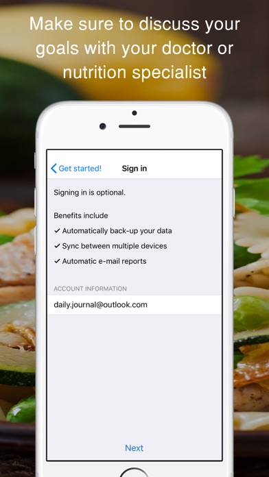 iEatBetter: Food Diary Screenshot