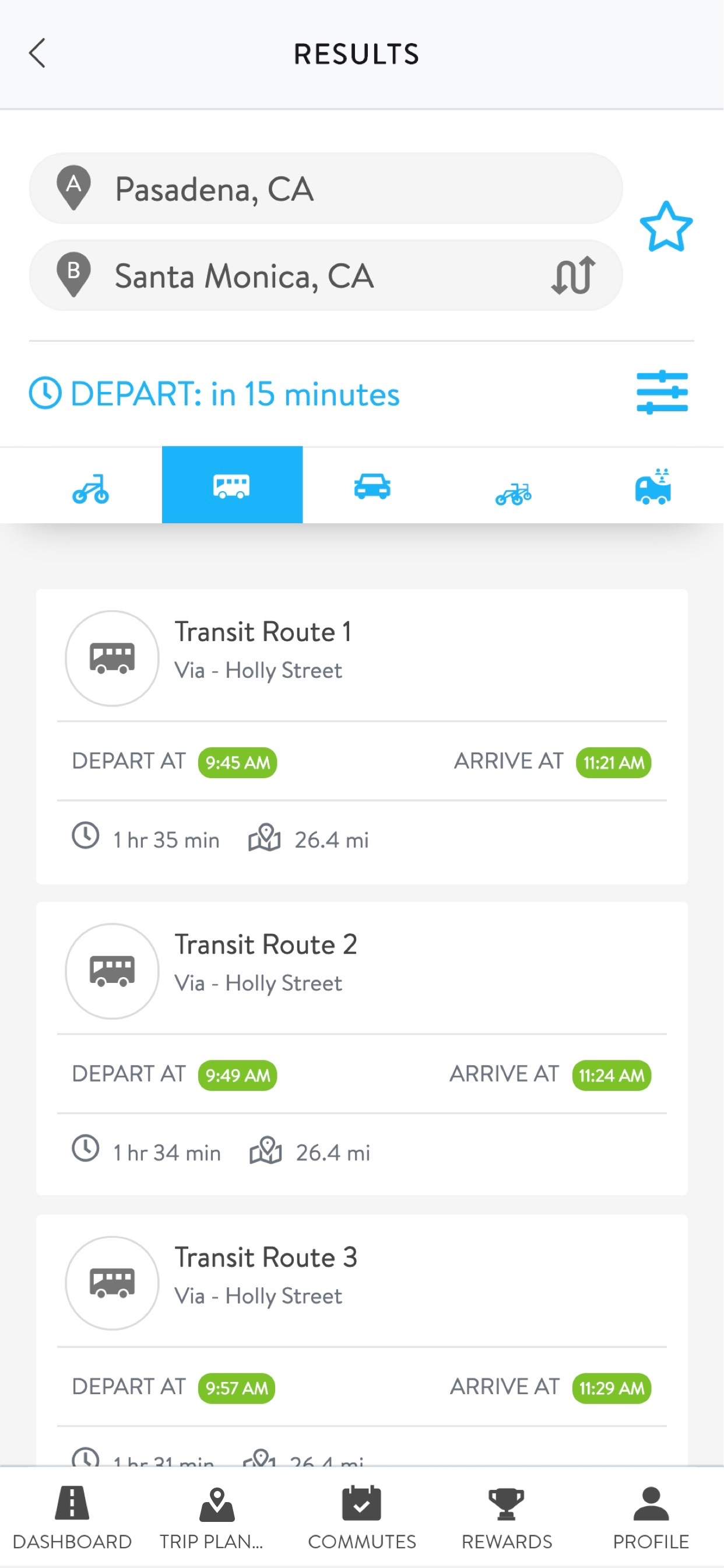 Commute Tracker by RideAmigos screenshot 3