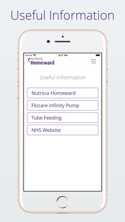 NUTRICIA HOMEWARD screenshot-3