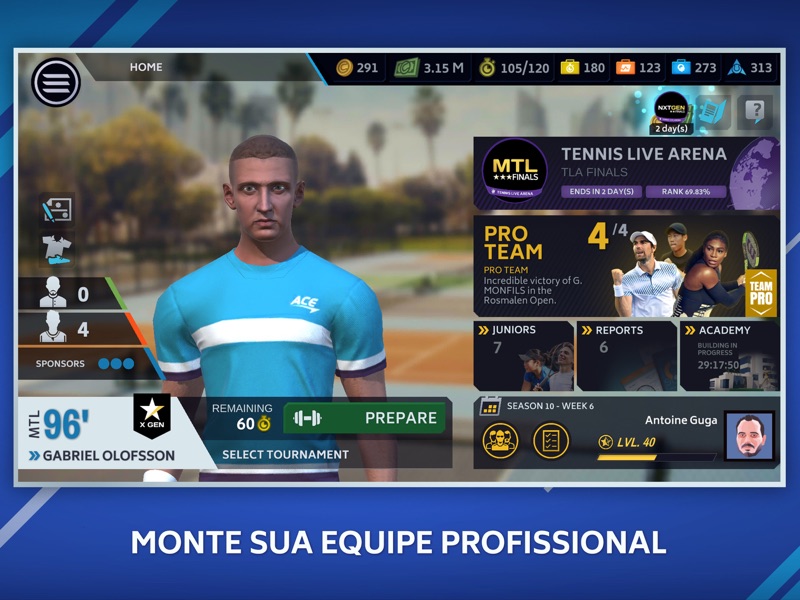 Tennis Manager Mobile screenshot 8