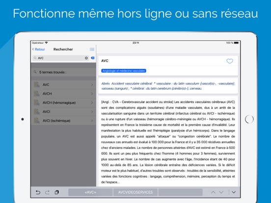 Screenshot #5 pour Dictionnaire Médical Français