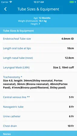 Paediatric Emergency Tools screenshot 7