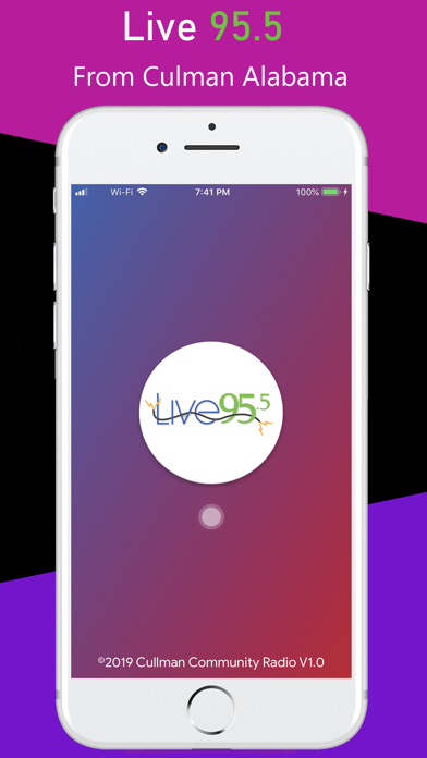 Cullmans Live 95.5 iPhone screenshot 6 - Music app