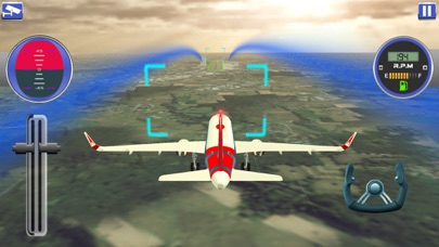 フライング飛行機シミュレータ3Dのおすすめ画像4