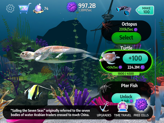 Screenshot #4 pour Idle Sea World!