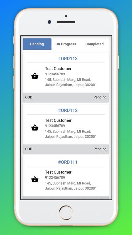 Doorstep Deliveries - ORA