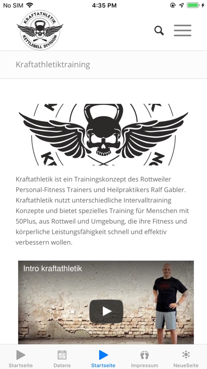 Kraftathletik-Training