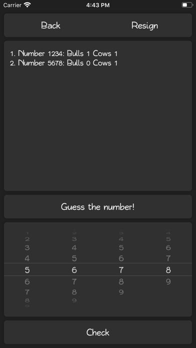 Bulls Cows Code Breaker screenshot 4