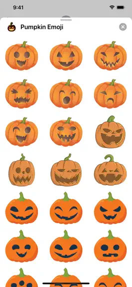 Game screenshot Pumpkin Emoji Stickers apk