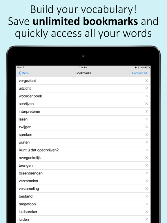 Screenshot #4 for Dutch Dictionary & Thesaurus