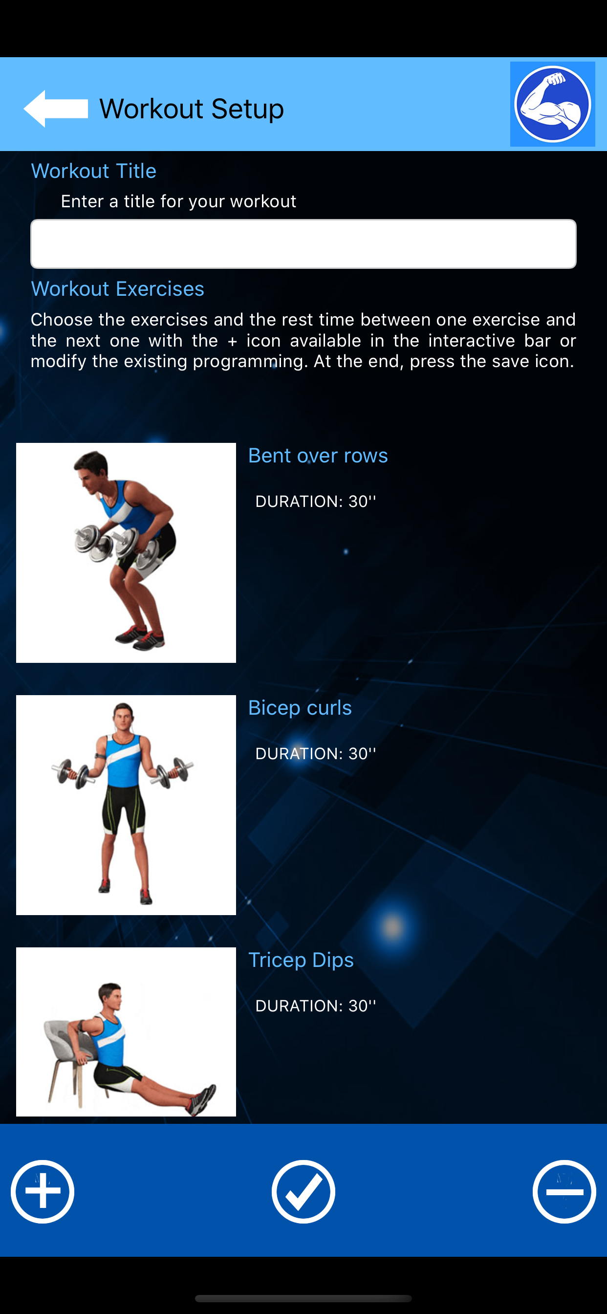Arm Workout at Home with music