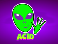 Acid Stickers Trippy Fun