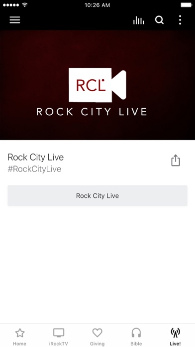 Rock City App Screenshot