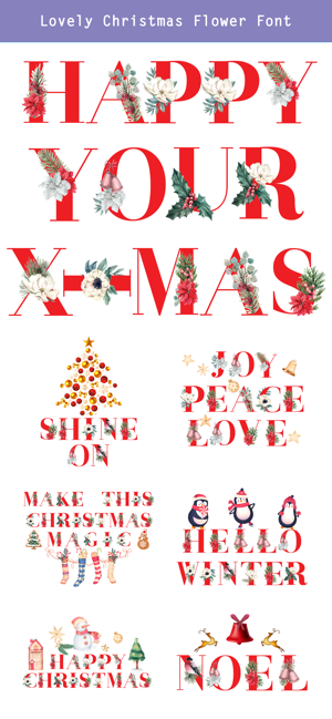 Merry Christmas - Custom Font(圖4)-速報App