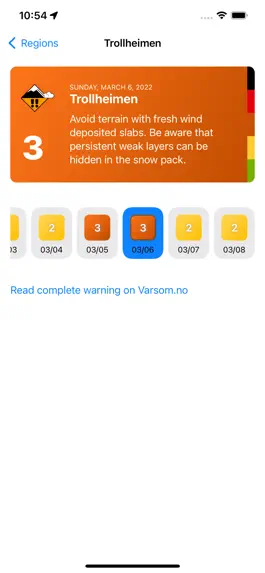 Game screenshot Skredvarsel apk