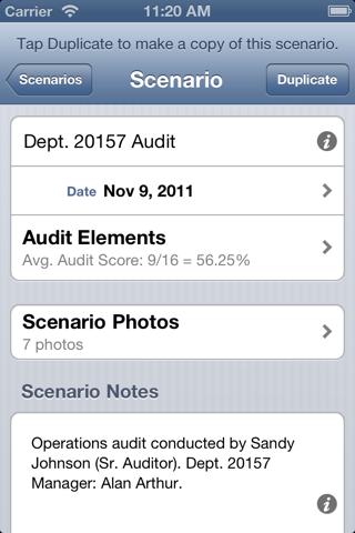 Auditor screenshot 2