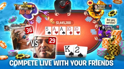 Governor of Poker 3-Multiplayer best live Texas holdem, free blackjack, 21 Tournament and casino Screenshot 4