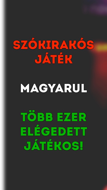 Magyar Nyelvű Szókereső Játék