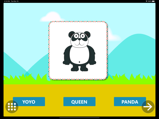 Kids Rhyming & Sight Word Game iPad screenshot 4 - Education app