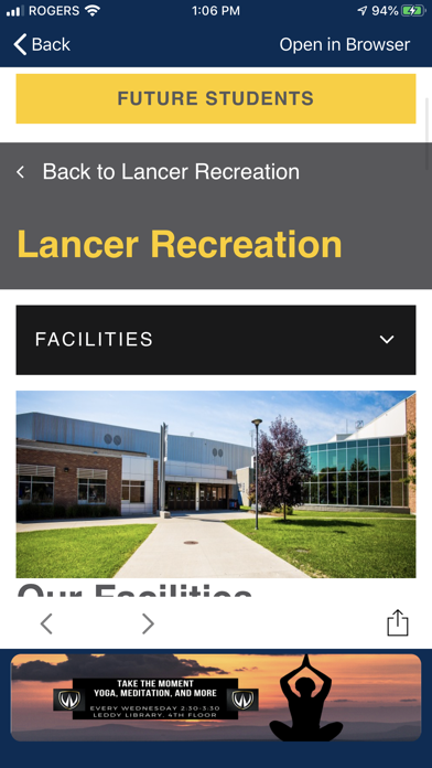 Lancer Athletics & Recreation Screenshot