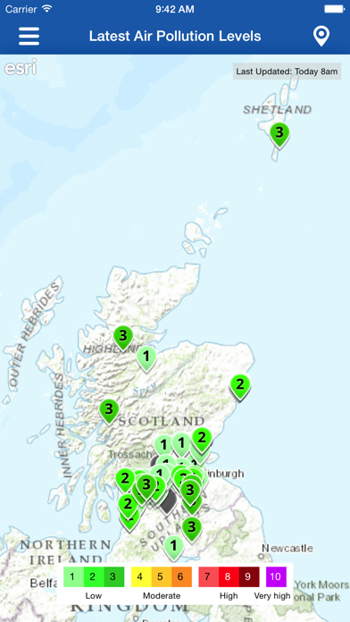 Air Quality in Scotland Screenshot