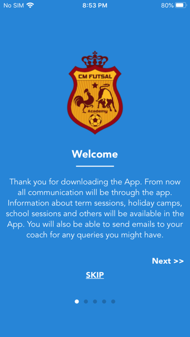 Screenshot #2 pour CM Futsal/Football Academy