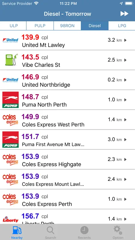 Fuel Price for WA screenshot 3 of 8