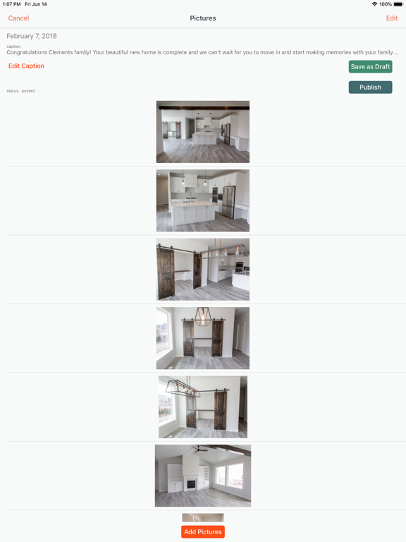 My Home's Story iPad screenshot 5 - Productivity app