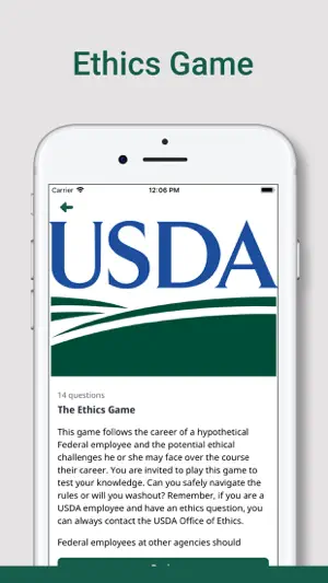 USDA Ethics screenshot 4