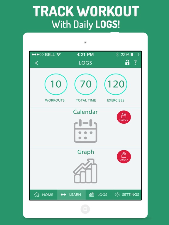 7 Minutes Workout & Exercises iPad screenshot 5 - Health & Fitness app