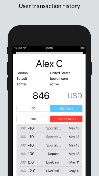 App screenshot