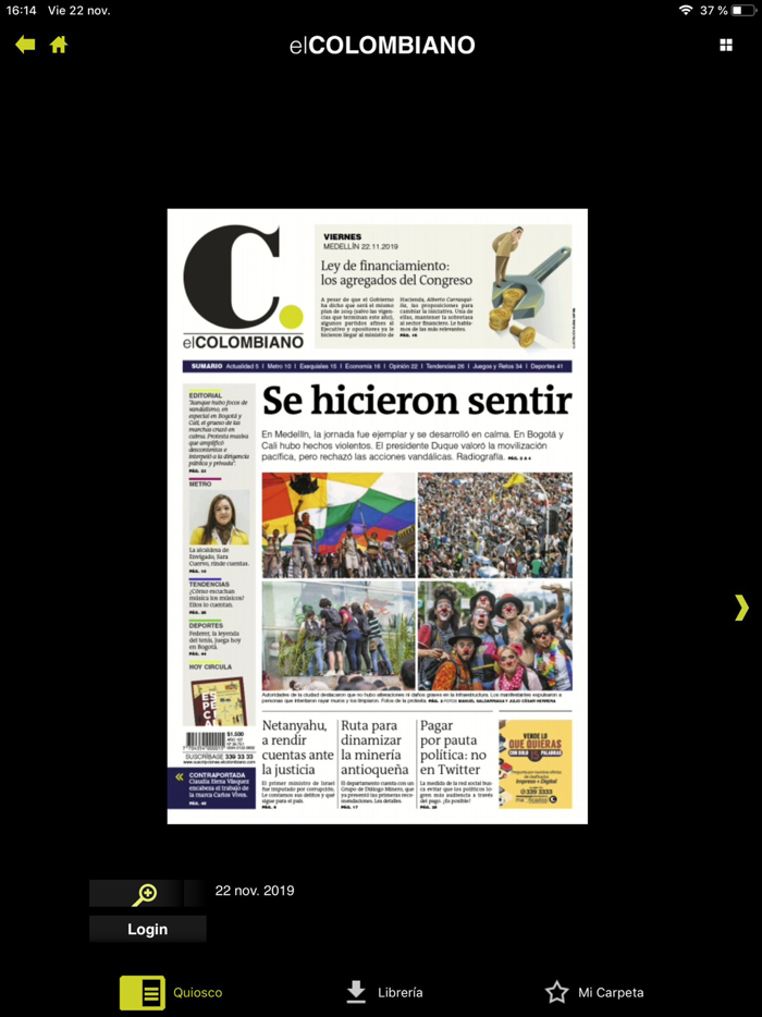 El Colombiano Versión Impresa