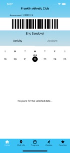 Franklin Athletic Club New screenshot #2 for iPhone