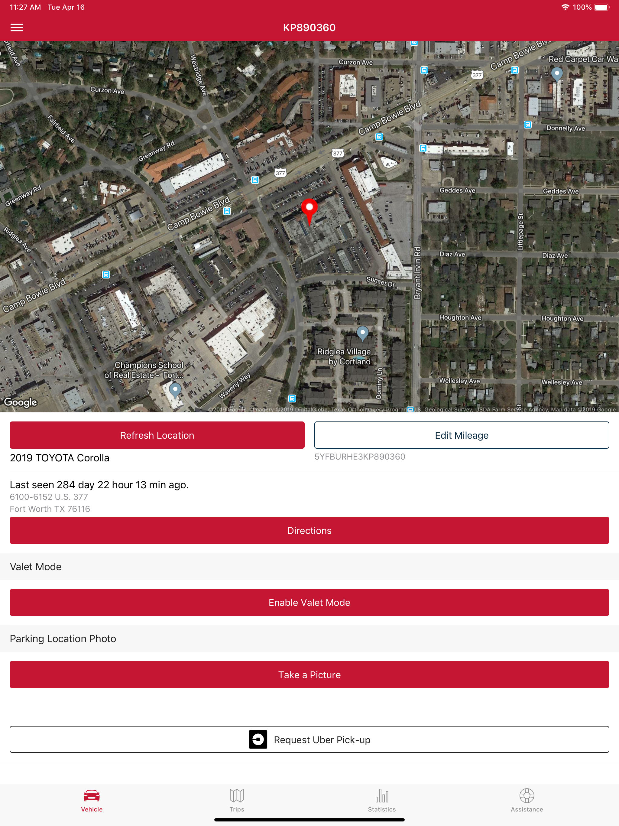 Nissan VTRS Locator