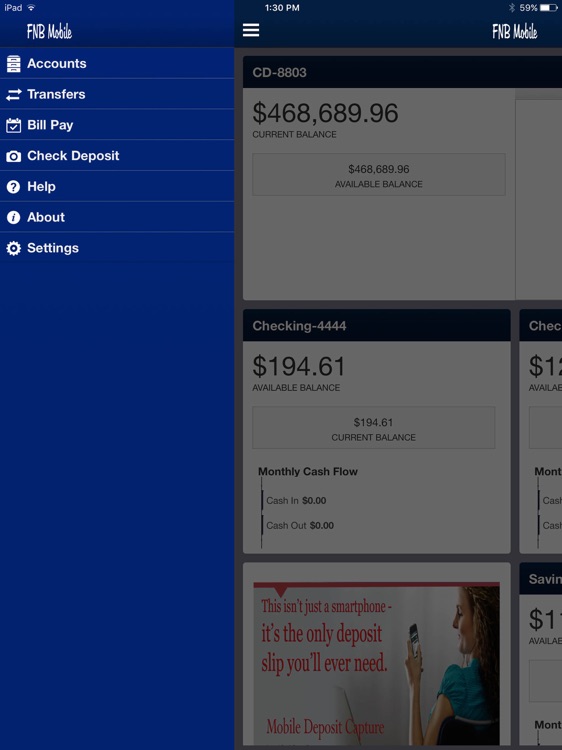FNB Granbury Mobile for iPad