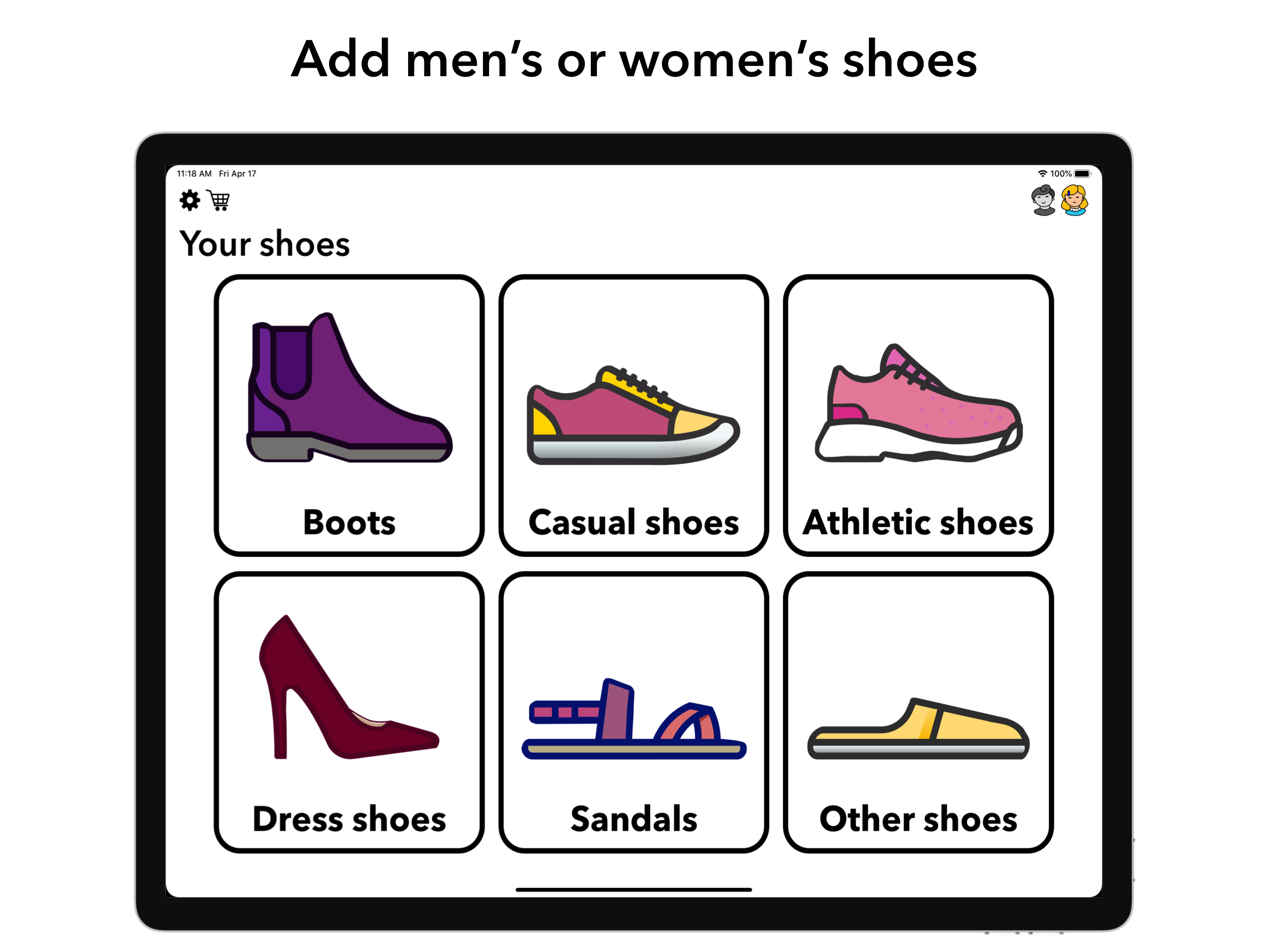 Shoes organizer