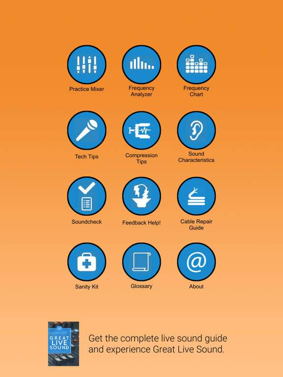 Live Sound Guide iPad screenshot 1 - Music app
