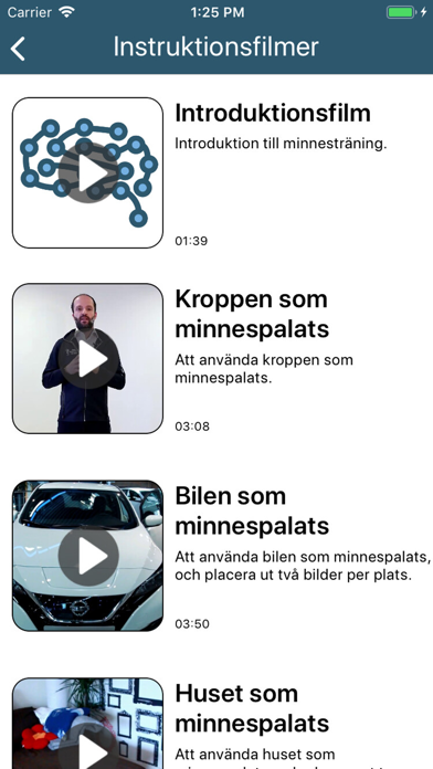 Minnesappen Loci Screenshot